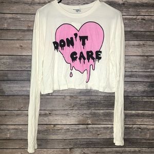 Tobi Don’t Care Crop Top